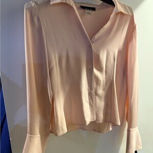 Jones New York Light Pink Button-Down Shirt